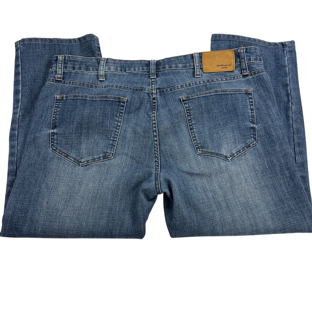 Weatherproof Vintage Straight Fit Jeans Medium Wash Size 42, Hemmed to 27 Inseam